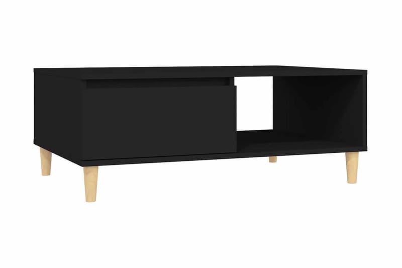 Soffbord svart 90x60x35 cm spånskiva - Svart - Möbler - Bord
