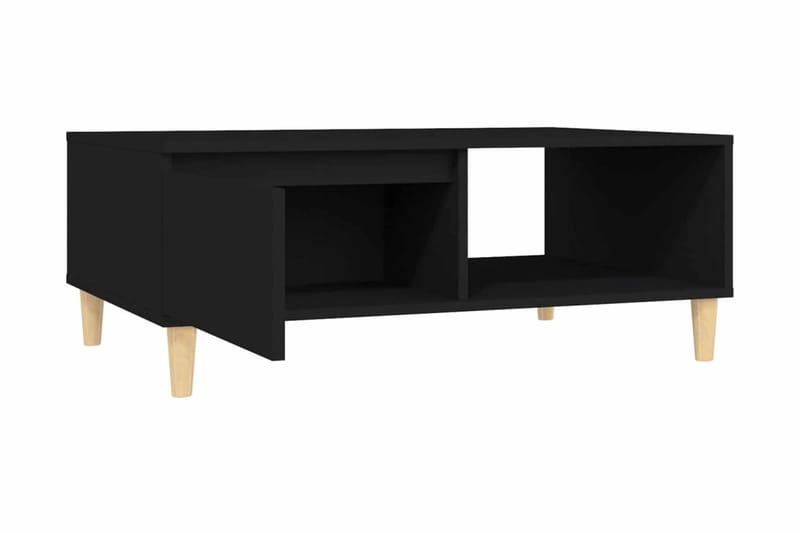 Soffbord svart 90x60x35 cm spånskiva - Svart - Möbler - Bord