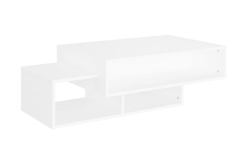 Soffbord vit 105x55x32 cm spånskiva - Vit - Möbler - Bord