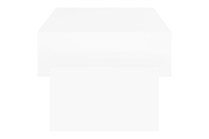Soffbord vit 105x55x32 cm spånskiva - Vit - Möbler - Bord