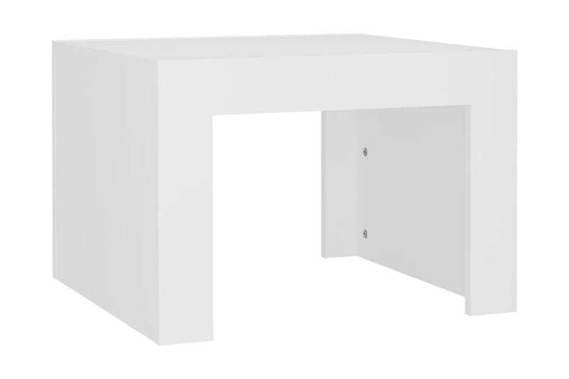 Soffbord vit 50x50x35 cm spånskiva - Vit - Möbler - Bord