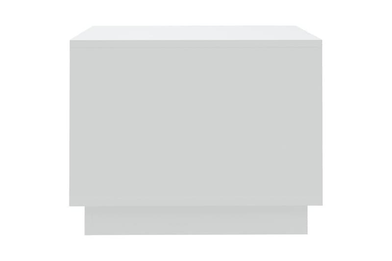Soffbord vit 55x55x43 cm spånskiva - Vit - Möbler - Bord
