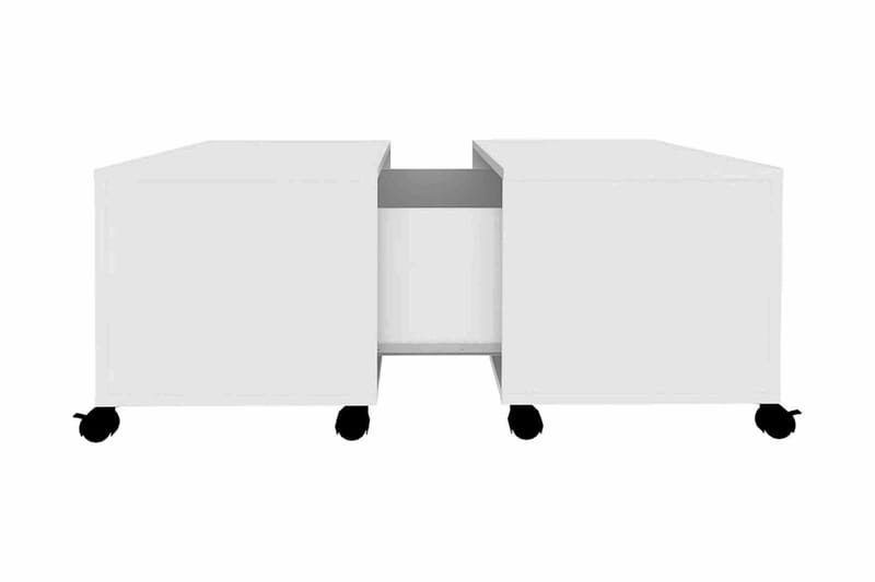 Soffbord vit 75x75x38 cm spånskiva - Vit - Möbler - Bord