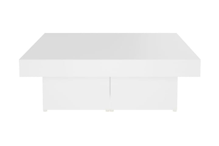 Soffbord vit 90x90x28 cm spånskiva - Bord - Soffbord