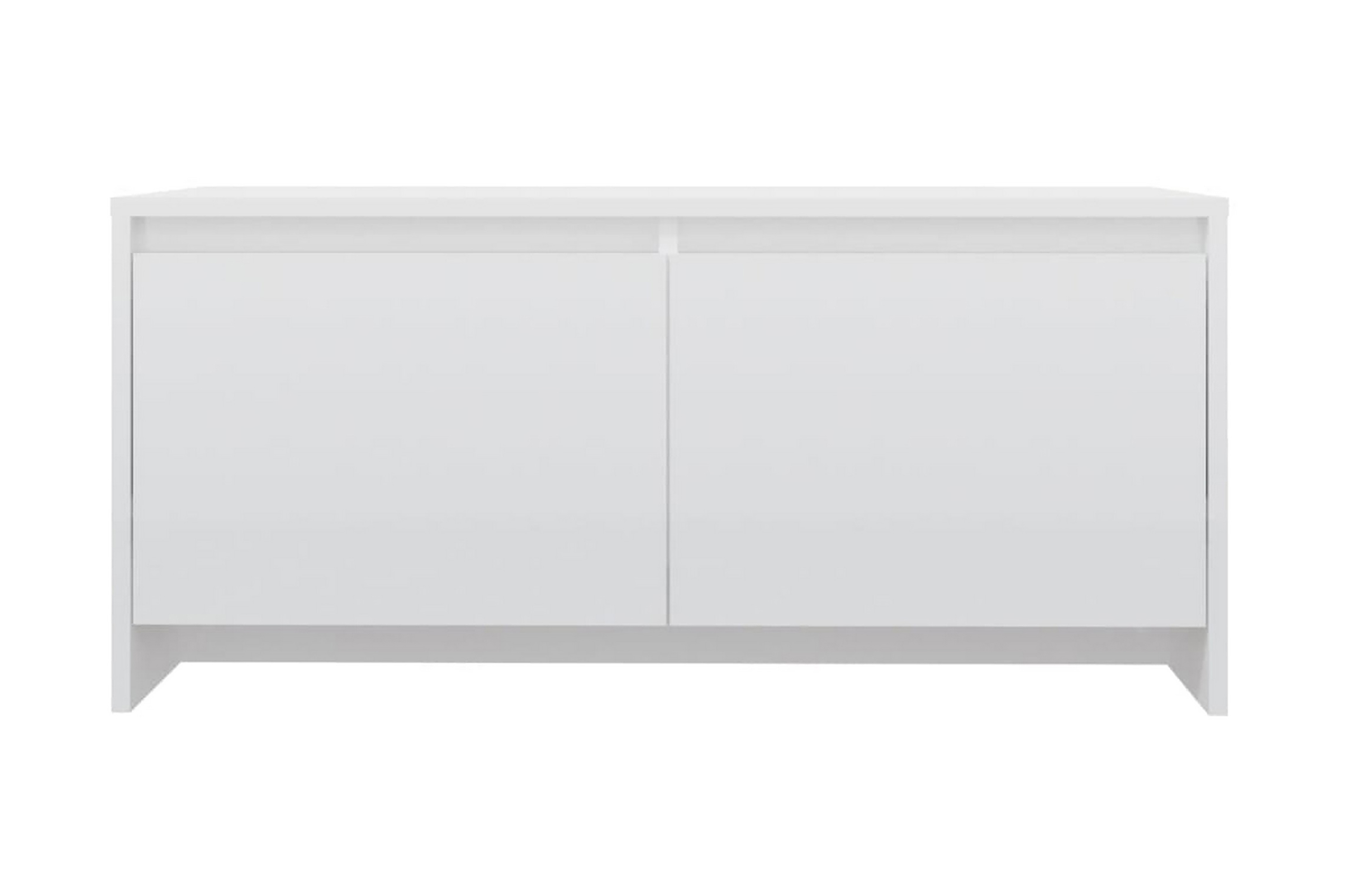 Soffbord vit högglans 90x50x41,5 cm spånskiva – Vit