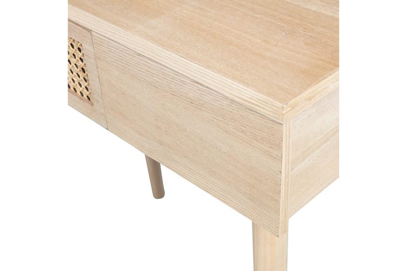 Soof Sminkbord med Spegel och Förvaring i Trä - Träfärgad - Möbler - Bord