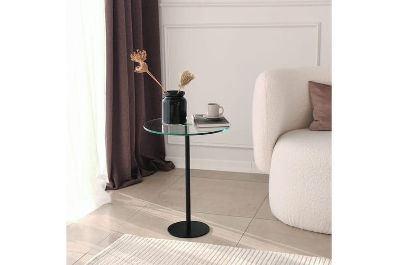 Sotinge Soffbord 40x50x40 cm Runt - Svart - Möbler - Bord