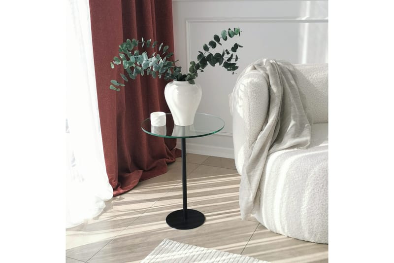 Sotinge Soffbord 40x50x40 cm Runt - Svart - Möbler - Bord