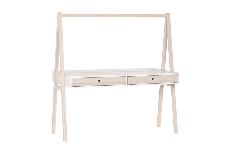 Spot Skrivbord Trä/Natur/Vit, VOX