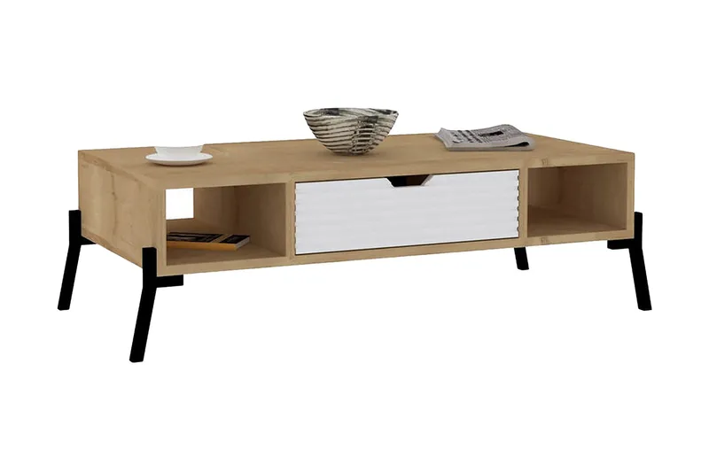 Stalmani Soffbord 100x28,2x100 cm - Blå - Möbler - Bord