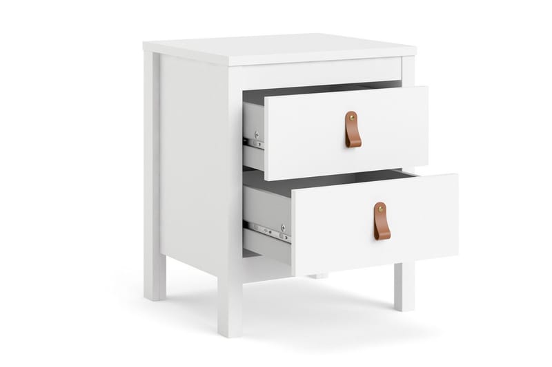 STOLFERS Sängbord 44 cm Vit - Möbler - Bord