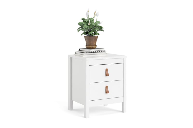STOLFERS Sängbord 44 cm Vit - Möbler - Bord