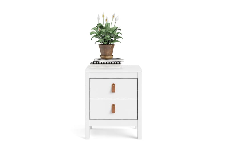 STOLFERS Sängbord 44 cm Vit - Möbler - Bord