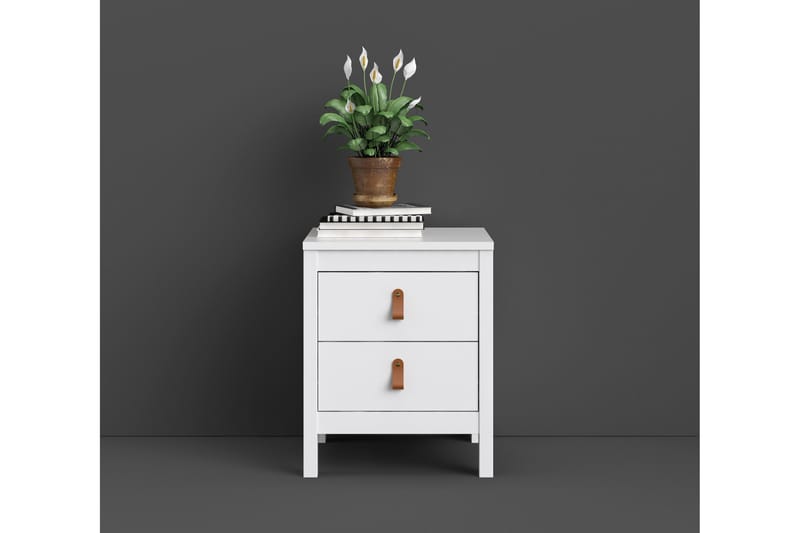 STOLFERS Sängbord 44 cm Vit - Möbler - Bord