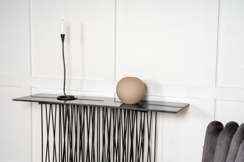 Stone Avlastningsbord 130 cm - Svart - Möbler - Bord