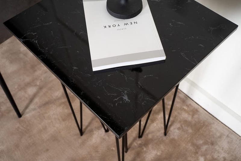 Stone Avlastningsbord 40 cm - Svart - Möbler - Bord