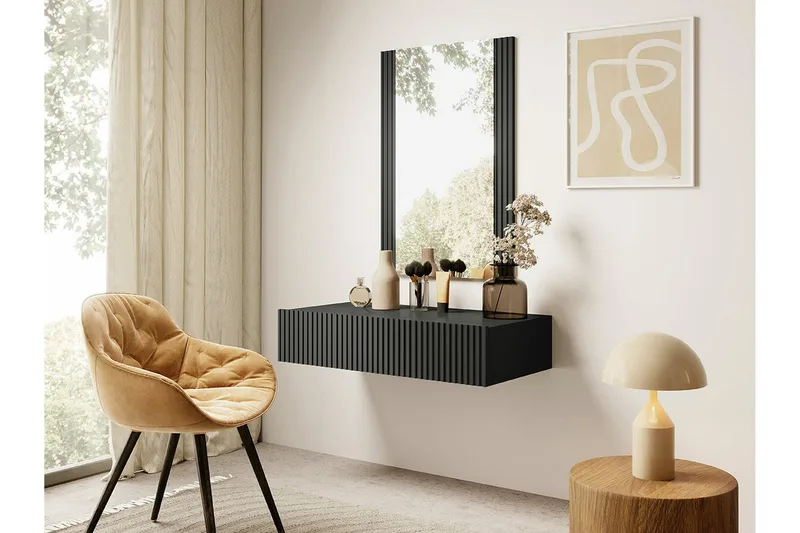 Strontian Sminkbord 80x42 cm Scandinavian Choice Anthracite - Möbler - Bord