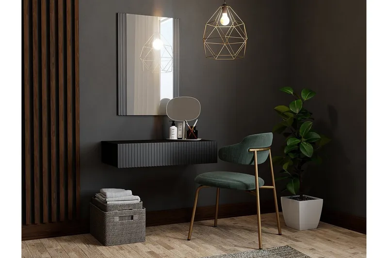 Strontian Sminkbord 80x42 cm Scandinavian Choice Black - Möbler - Bord