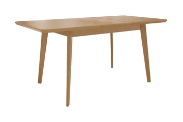 Svart Utdragbart Matbord 140 cm Rektangulärt i Trä - Svart - Möbler - Bord
