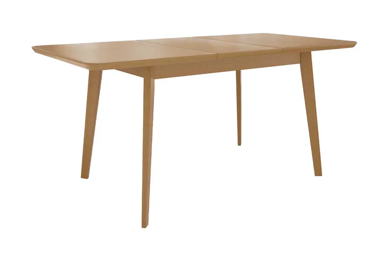 Svart Utdragbart Matbord 140 cm Rektangulärt i Trä - Svart - Möbler - Bord