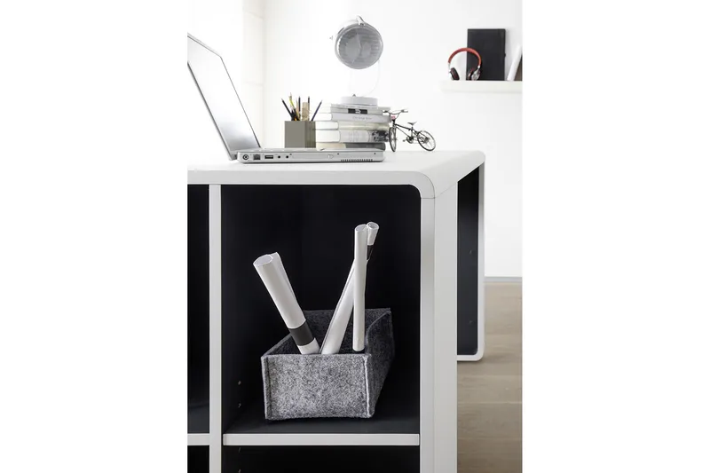 Tadeo Skrivbord - Vit/Grå - Möbler - Bord