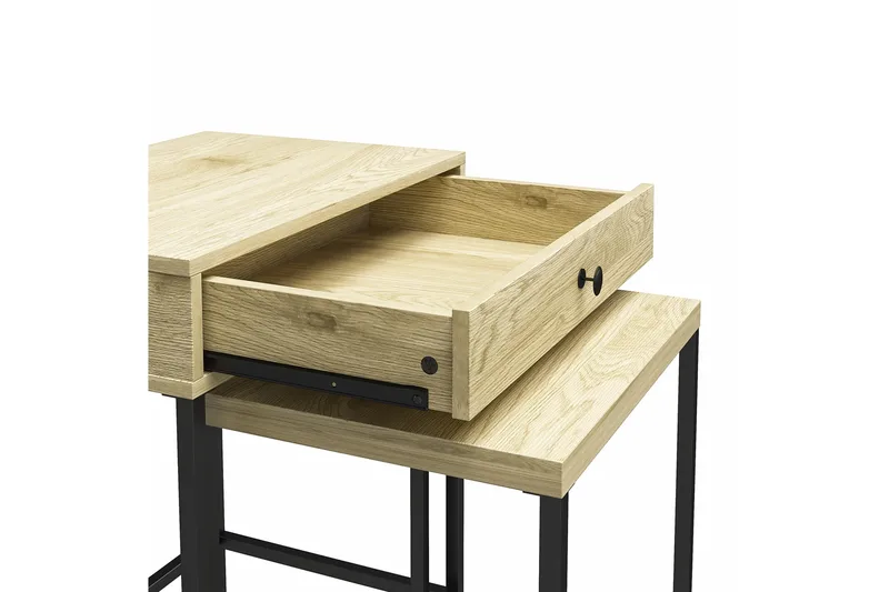 Tamlin Sidobord 56x40 cm Brun - Novogratz - Möbler - Bord