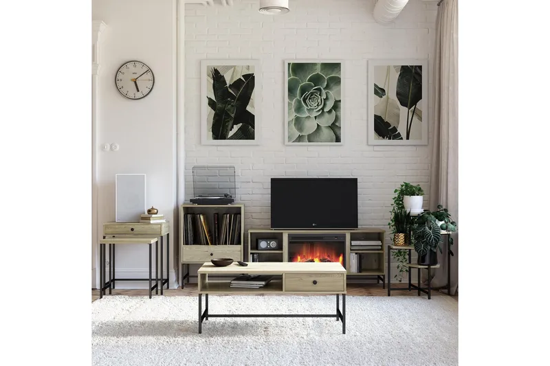 Tamlin Soffbord 102x50 cm Brun - Novogratz - Möbler - Bord