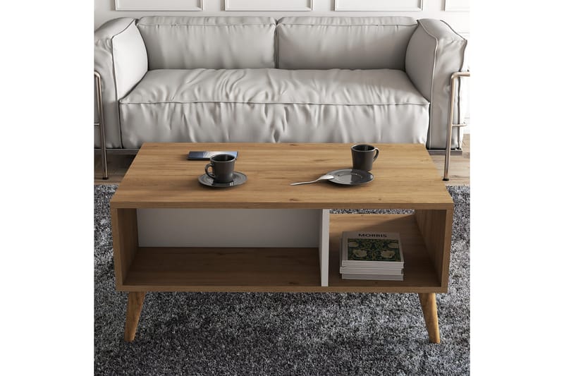 TANZAC Soffbord 90x54x90 cm Ek - Möbler - Bord