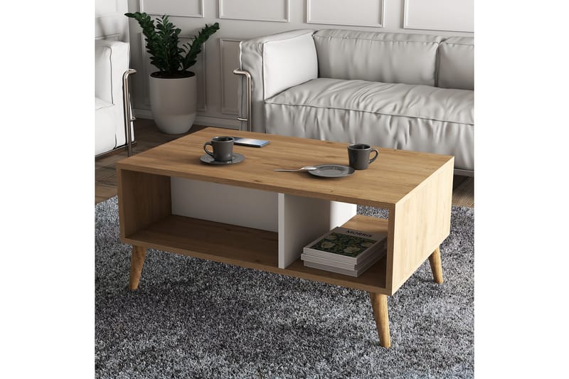 TANZAC Soffbord 90x54x90 cm Ek - Möbler - Bord