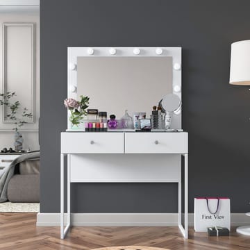 Tavren Sminkbord 90x141,8x40 cm - Vit - Möbler - Bord