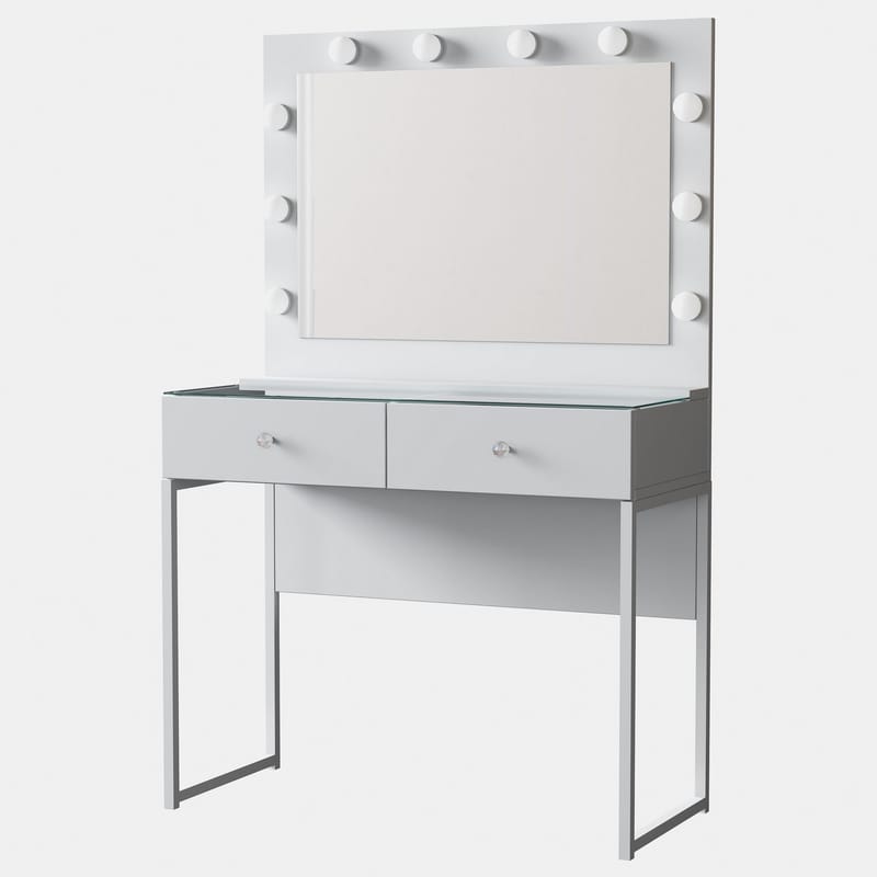 Tavren Sminkbord 90x141,8x40 cm - Vit - Möbler - Bord