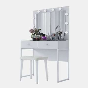 Tavren Sminkbord 90x141,8x40 cm - Vit - Möbler - Bord