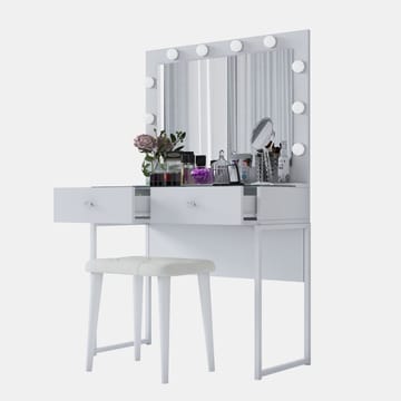 Tavren Sminkbord 90x141,8x40 cm - Vit - Möbler - Bord