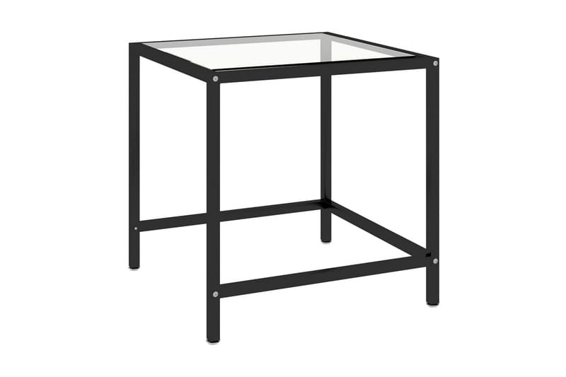 Tebord 2 st svart härdat glas - Soffbord - Bord