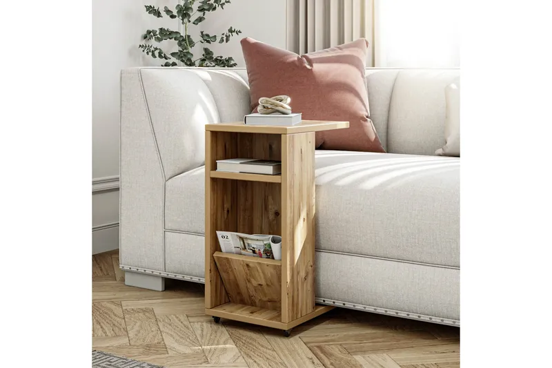 Tekel Sidobord 63 cm - Natur/Ljusbrun - Möbler - Bord