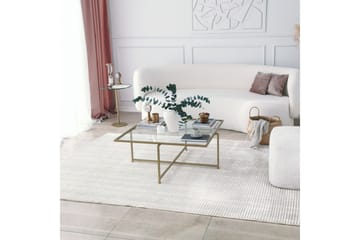 Telence Soffbord 85x35x85 cm - Guld - Möbler - Bord