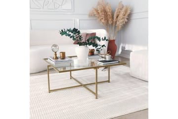 Telence Soffbord 85x35x85 cm - Guld - Möbler - Bord