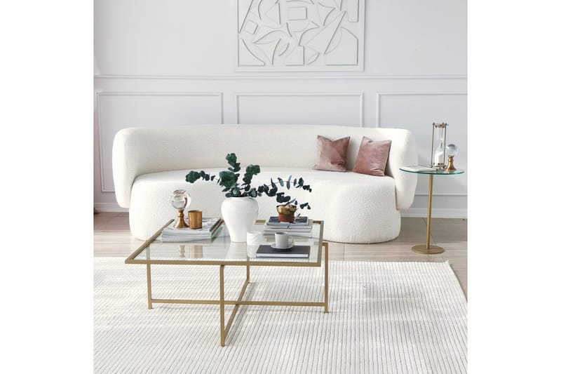 Telence Soffbord 85x35x85 cm - Guld - Möbler - Bord