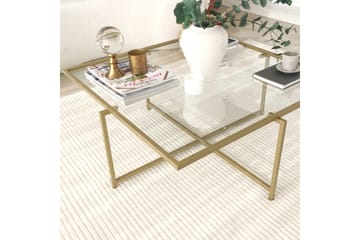 Telence Soffbord 85x35x85 cm - Guld - Möbler - Bord