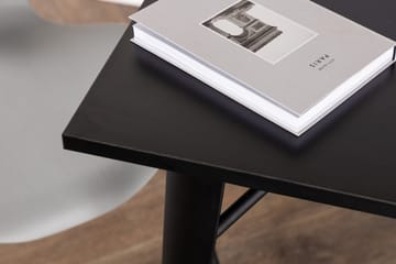 Tempe Litet Kvadratiskt Matbord 80 cm med Metallutseende - Svart - Möbler - Bord