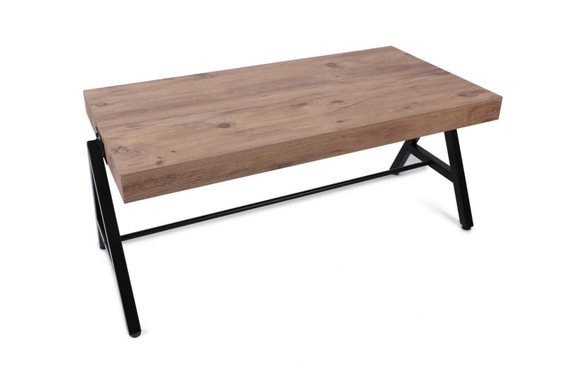 TENUTA Soffbord 105 cm Natur/Svart - Möbler - Bord