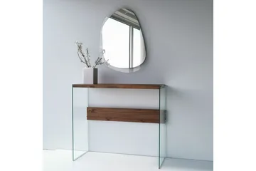 Thorold Sidobord 91 cm - Mörkbrun/Härdat Glas - Möbler - Bord