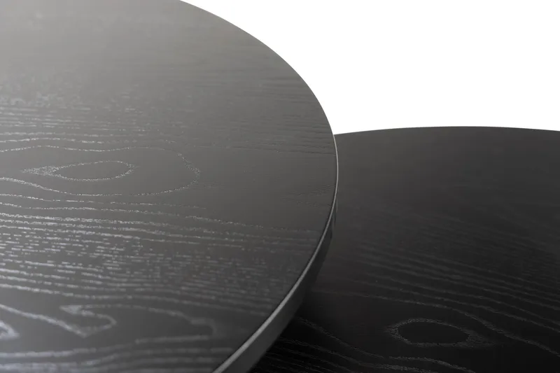 Thyra Satsbord Runt Soffbord - Svart - Möbler - Bord