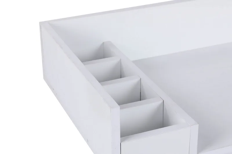 Timiza Sminkbord 100 cm - Vit/Svart - Möbler - Bord