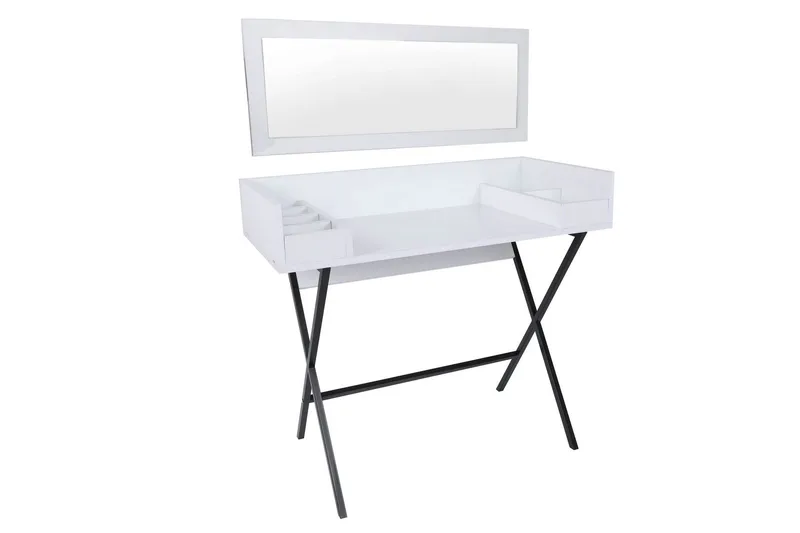 Timiza Sminkbord 100 cm - Vit/Svart - Möbler - Bord