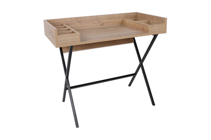 TINTALIA Sminkbord 100 cm Valnöt/Svart - Möbler - Bord