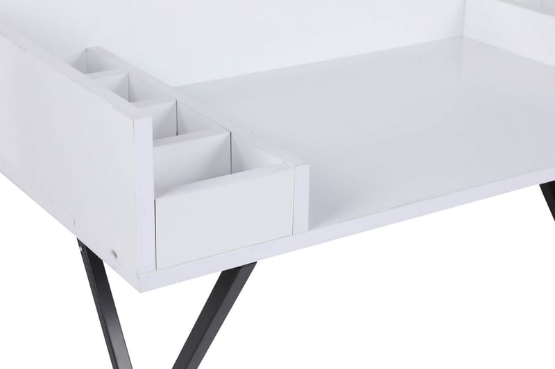 TINTALIA Sminkbord 100 cm Vit/Svart - Möbler - Bord