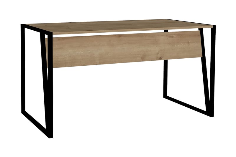 TOLIMA Skrivbord 140 cm Brun/Svart - Möbler - Bord