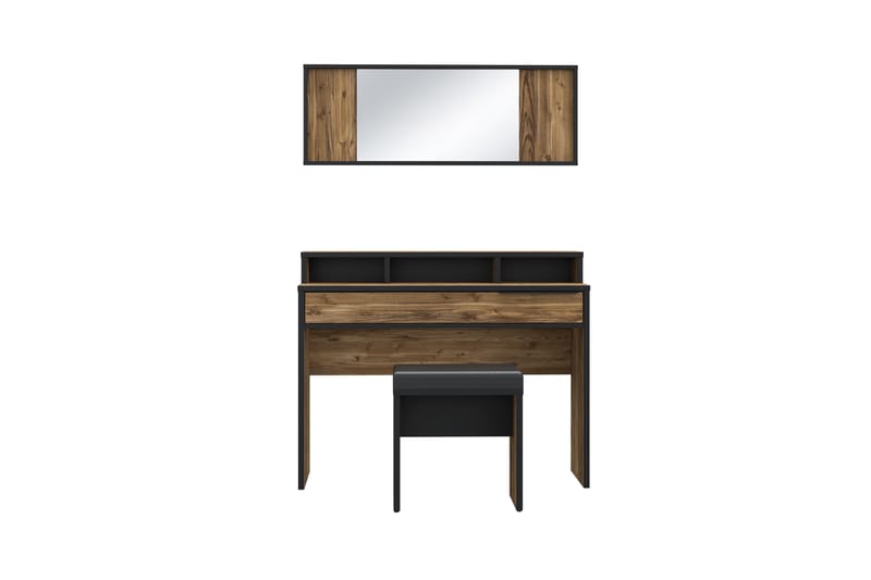 TULUCESTI Sideboard 43x190 cm Brun/Svart - Bord - Sminkbord