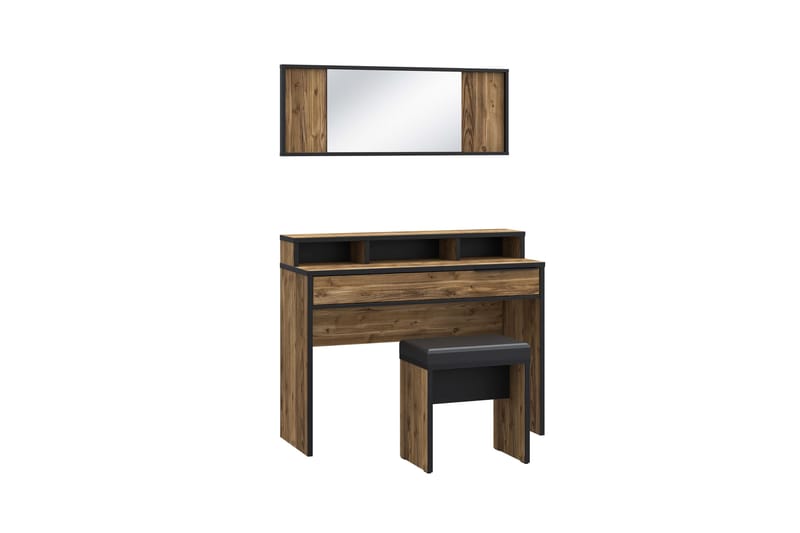 TULUCESTI Sideboard 43x190 cm Brun/Svart - Möbler - Bord